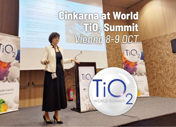 Cinkarna at ‘’TiO2 World Summit’’  - Vienna 8-9 October/ 24